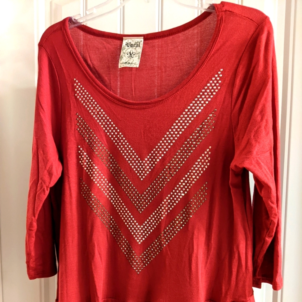 Pull over dressy tunic. True to size